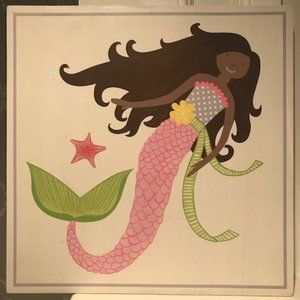 Pottery Barn Kids Mermaid Artwork